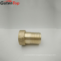 GutenTop 1/2" Forged Brass Male Threaded Hex Nipple/NPT Pipe Fitting for oil gas and water Nipple fitting